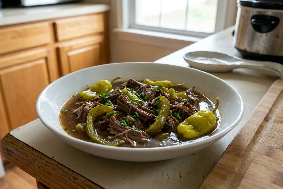 Slow Cooked Italian Beef