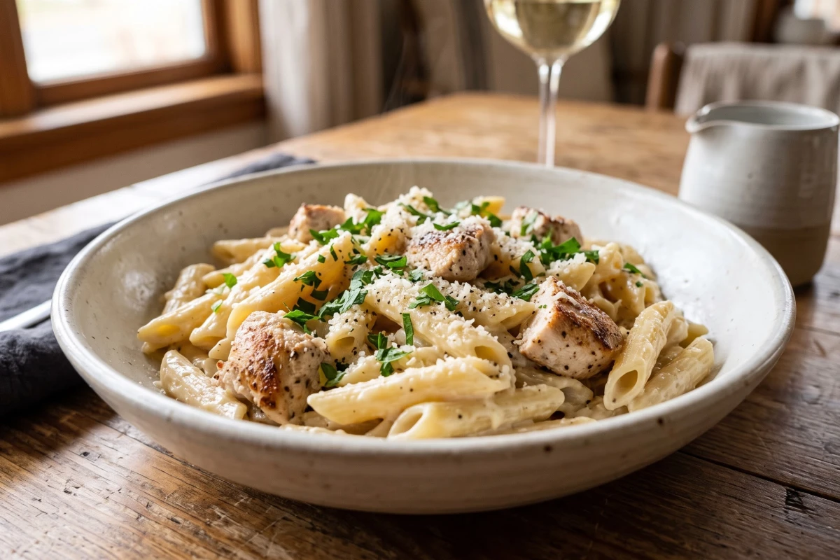 Creamy Chicken Alfredo Pasta