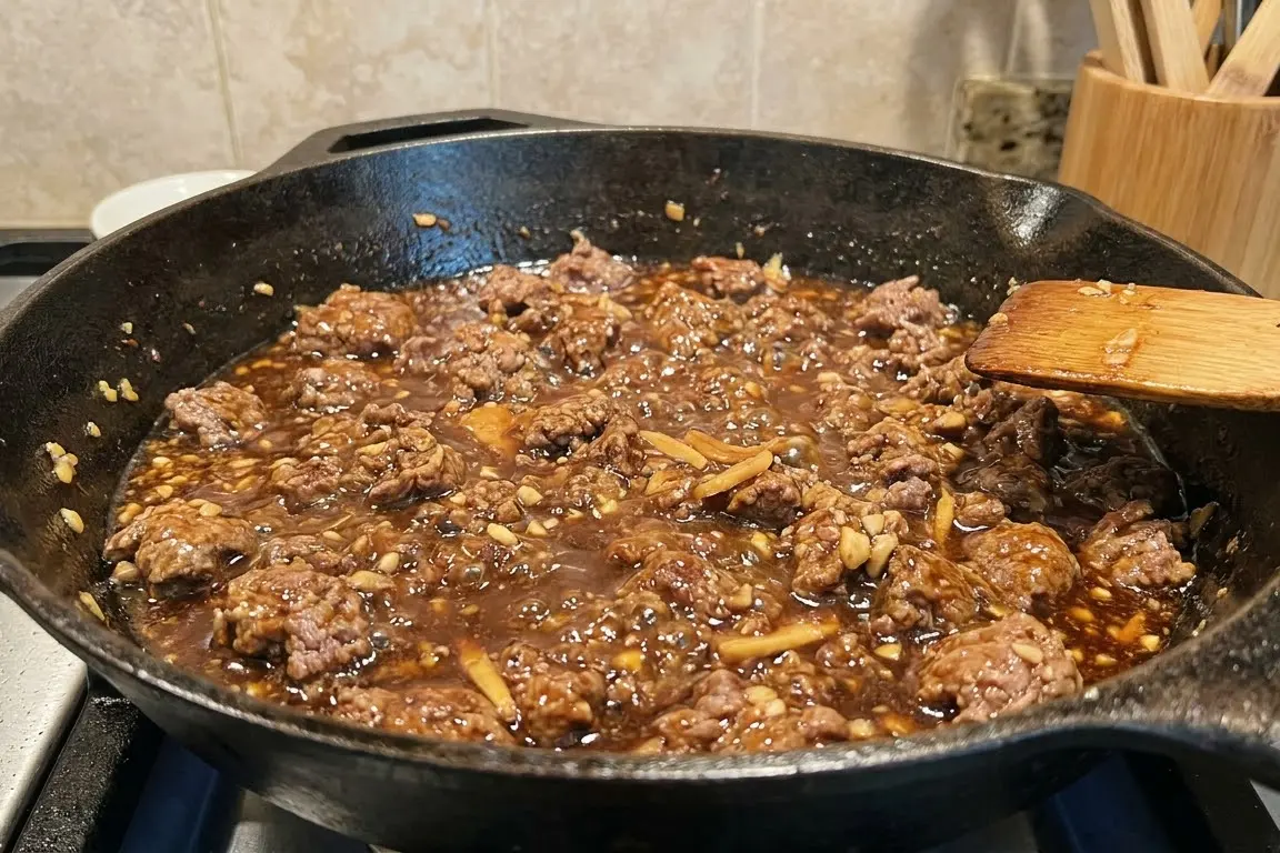 Step 4 - Sweet Korean Beef Bowls