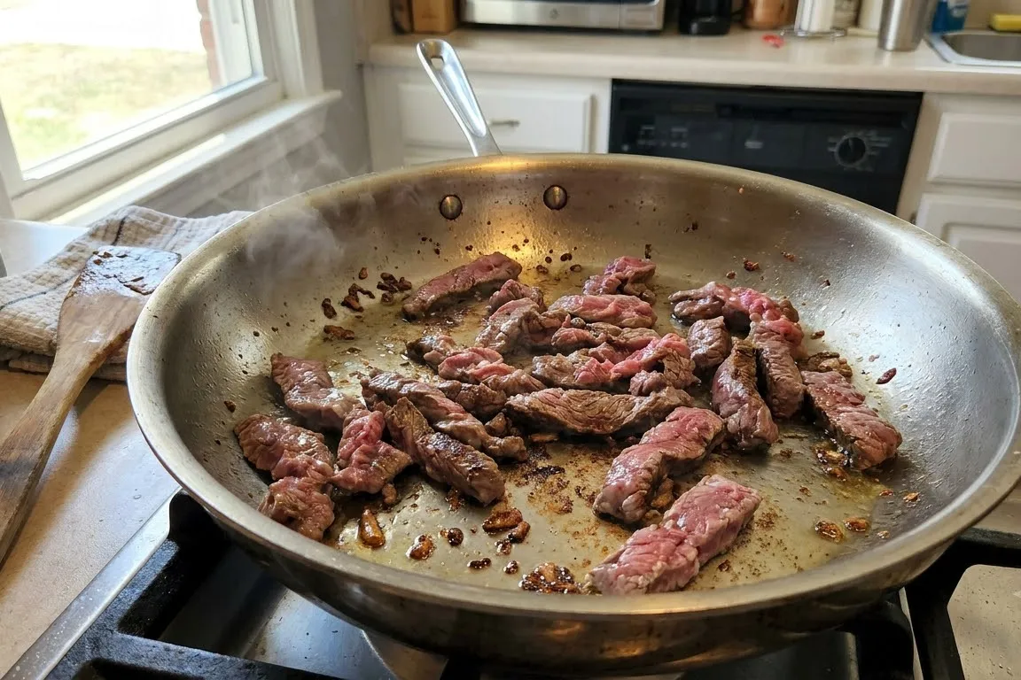 Step 2 - Classic Creamy Beef Stroganoff