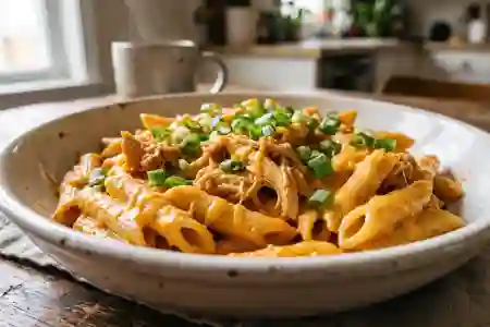 Creamy Buffalo Chicken Pasta view 3