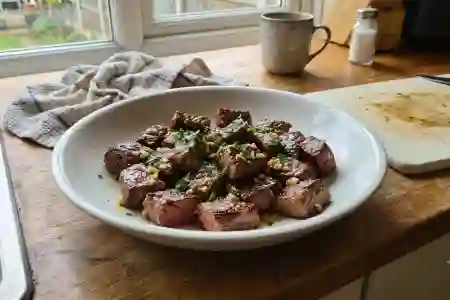 Garlic Butter Steak Bites view 1