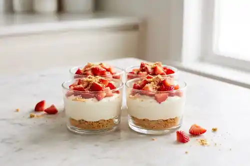Strawberry Cheesecake Greek Yogurt Cups view 2