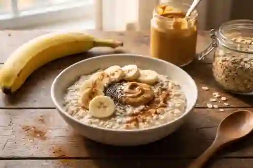 Peanut Butter Banana Protein Oats view 2