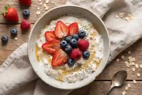 Greek Yogurt Berry Protein Oats view 1