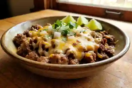 Cheesy Beef Taco Filling view 1