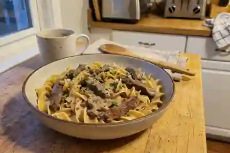 Classic Creamy Beef Stroganoff view 1