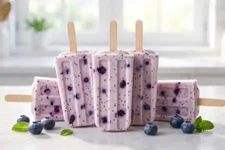 Blueberry Greek Yogurt Protein Pops view 1