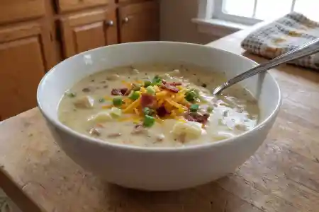 Loaded Baked Potato Soup view 1