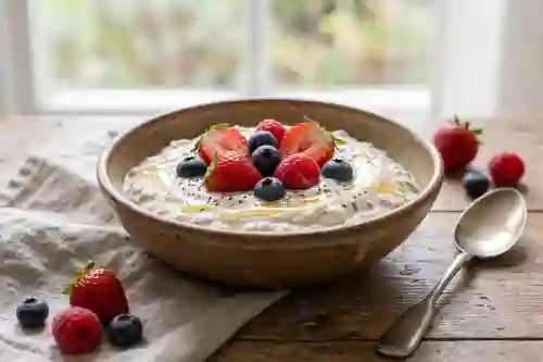 Greek Yogurt Berry Protein Oats view 2