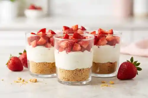 Strawberry Cheesecake Greek Yogurt Cups view 3