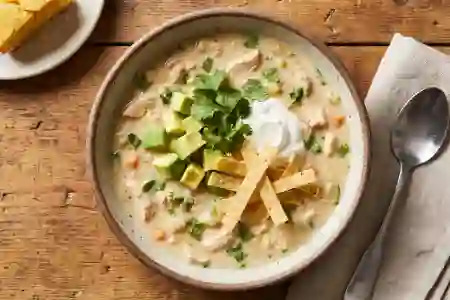 Creamy White Chicken Chili view 1