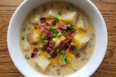 Loaded Baked Potato Soup view 2