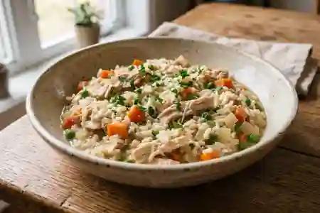 Creamy Chicken and Rice view 1