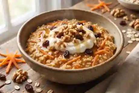 Carrot Cake Protein Oatmeal Bowl view 1