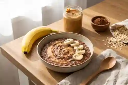 Chocolate Peanut Butter Protein Oatmeal view 3