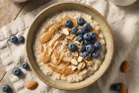 Blueberry Almond Butter Protein Oats view 1
