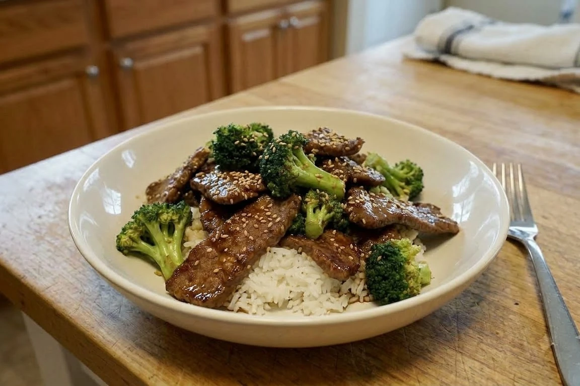 Garlic Beef and Broccoli